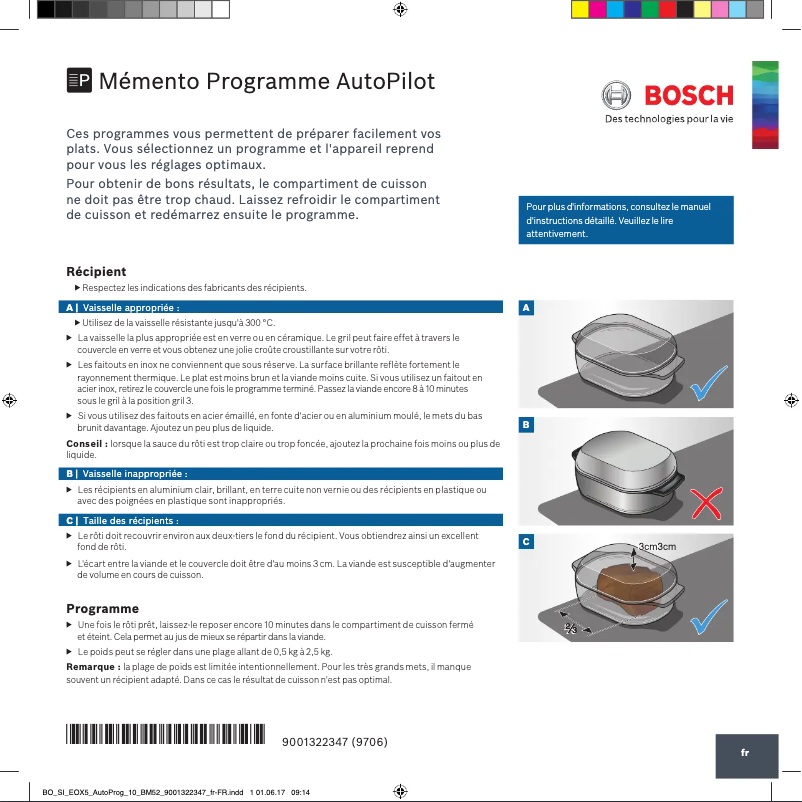 Página 1 del manual Manual de usuario Bosch HEG317TS0