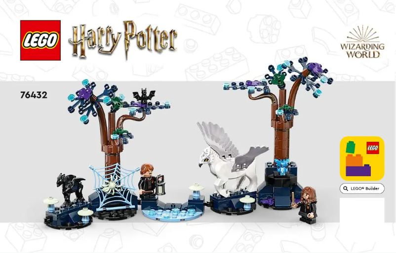 Page 1 de la notice Manuel utilisateur Lego Harry Potter 76432