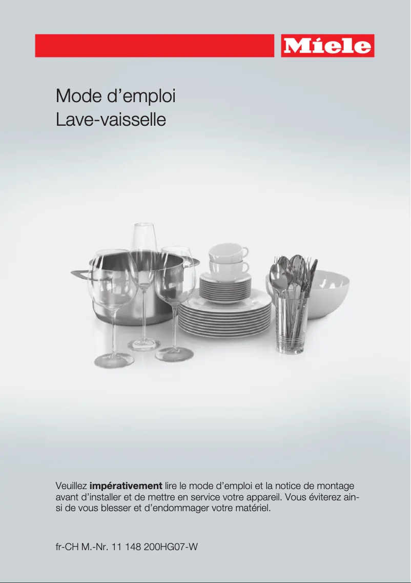 Página 1 del manual Manual de usuario Miele G 17510-60 SCi AutoDos