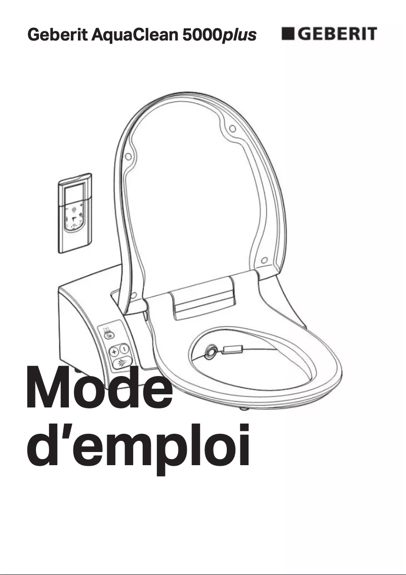 Página 1 del manual Manual de usuario Geberit AquaClean 5000plus