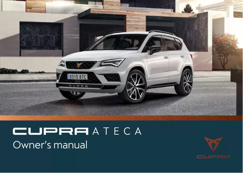 Page 1 de la notice Manuel utilisateur CUPRA Ateca (2018)