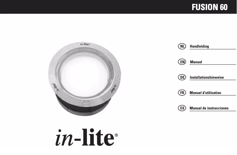 Page 1 de la notice Manuel utilisateur in-lite Fusion