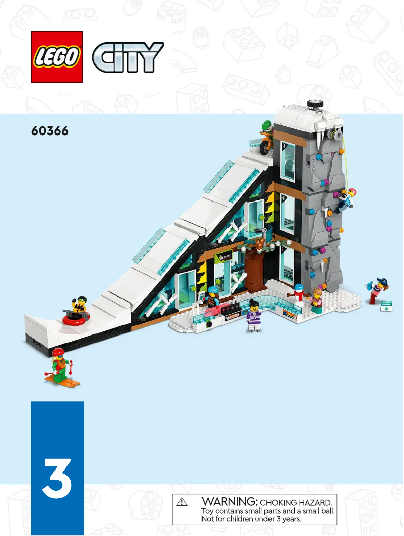 Page 1 de la notice Consignes visuelles Lego City 60366
