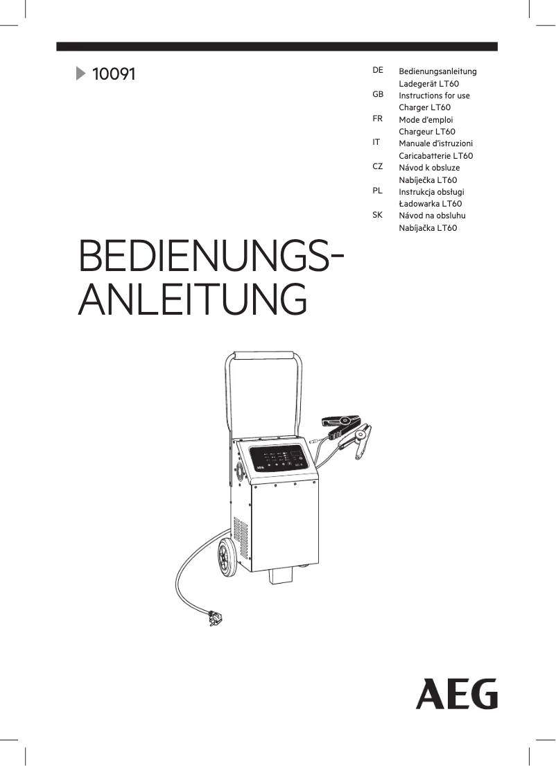 Página 1 del manual Manual de usuario AEG LT60
