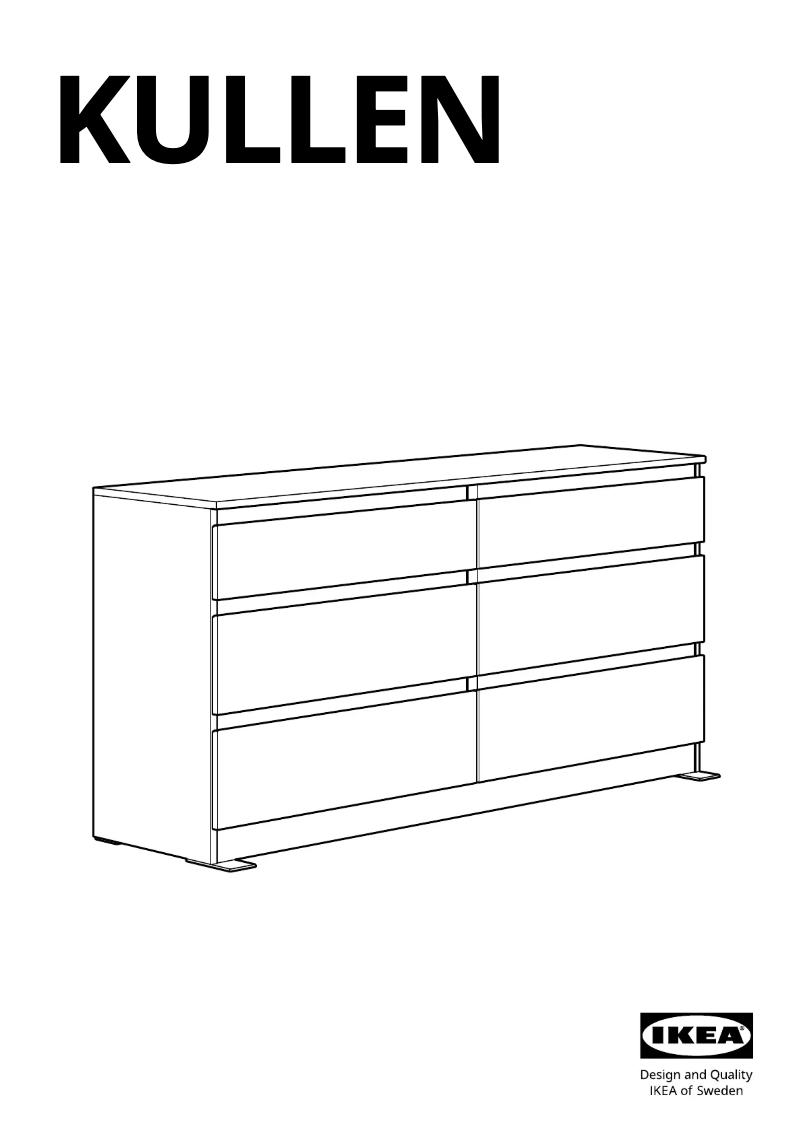 Page 1 de la notice Manuel utilisateur Ikea KULLEN 105.838.94