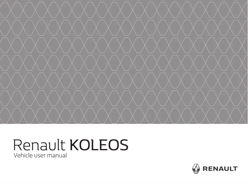Página 1 del manual Manual de usuario Renault Koleos (2019)