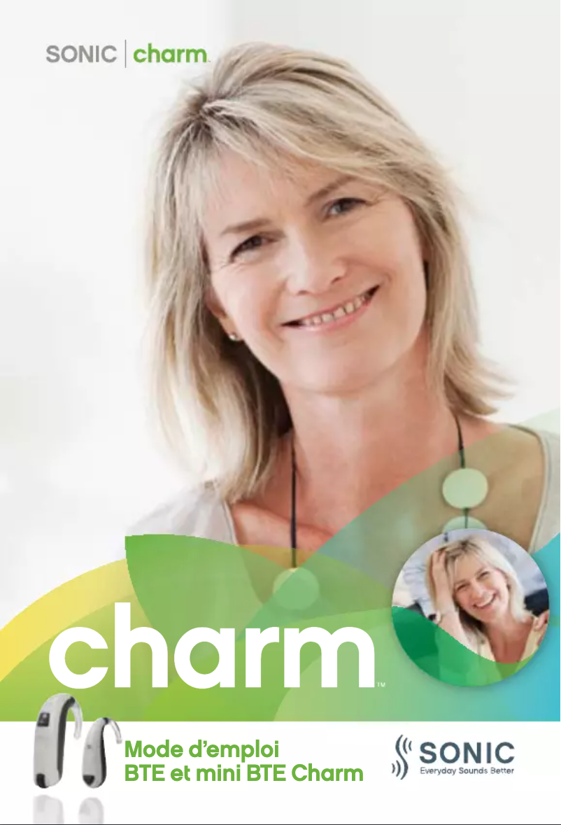 Page 1 de la notice Manuel utilisateur Sonic CH40 MN