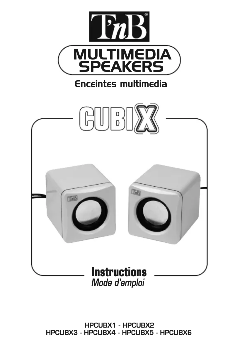 Page 1 of the manual User Manual T'nB HPCUBX2