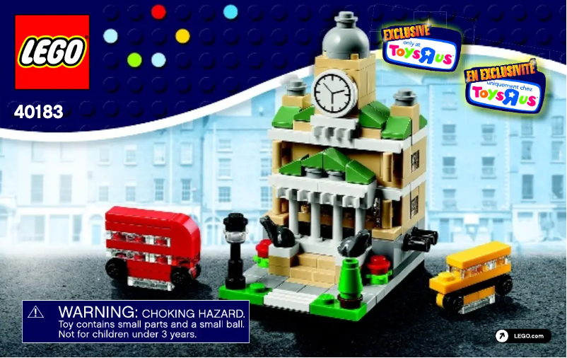 Page 1 de la notice Manuel utilisateur Lego Bricktober 40183