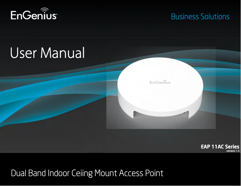 Page 1 de la notice Manuel utilisateur EnGenius EnMesh EMR3000
