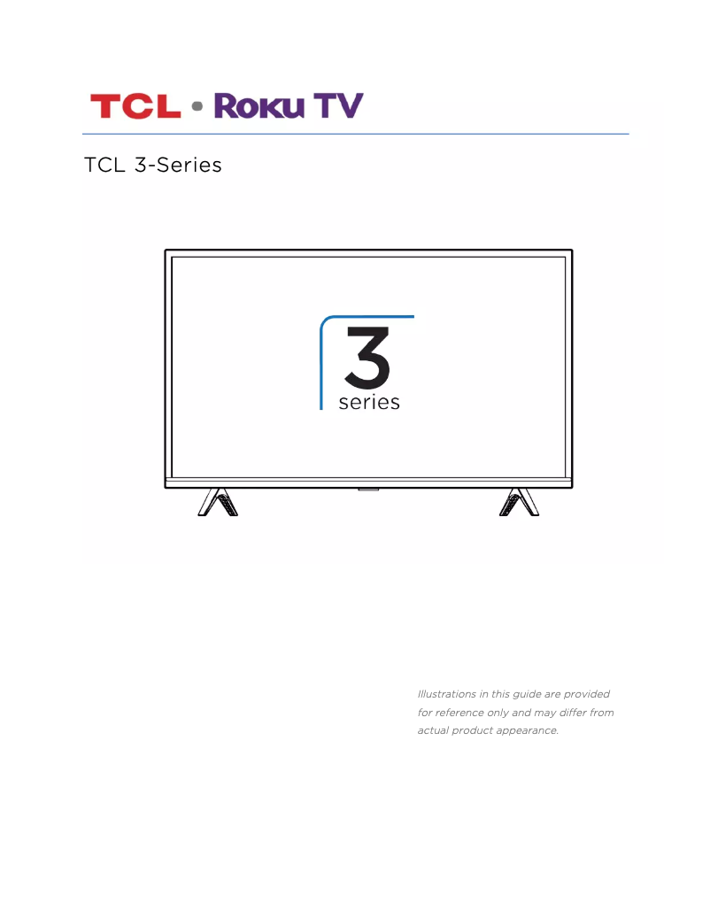 Page 1 of the manual User Manual TCL 43S325
