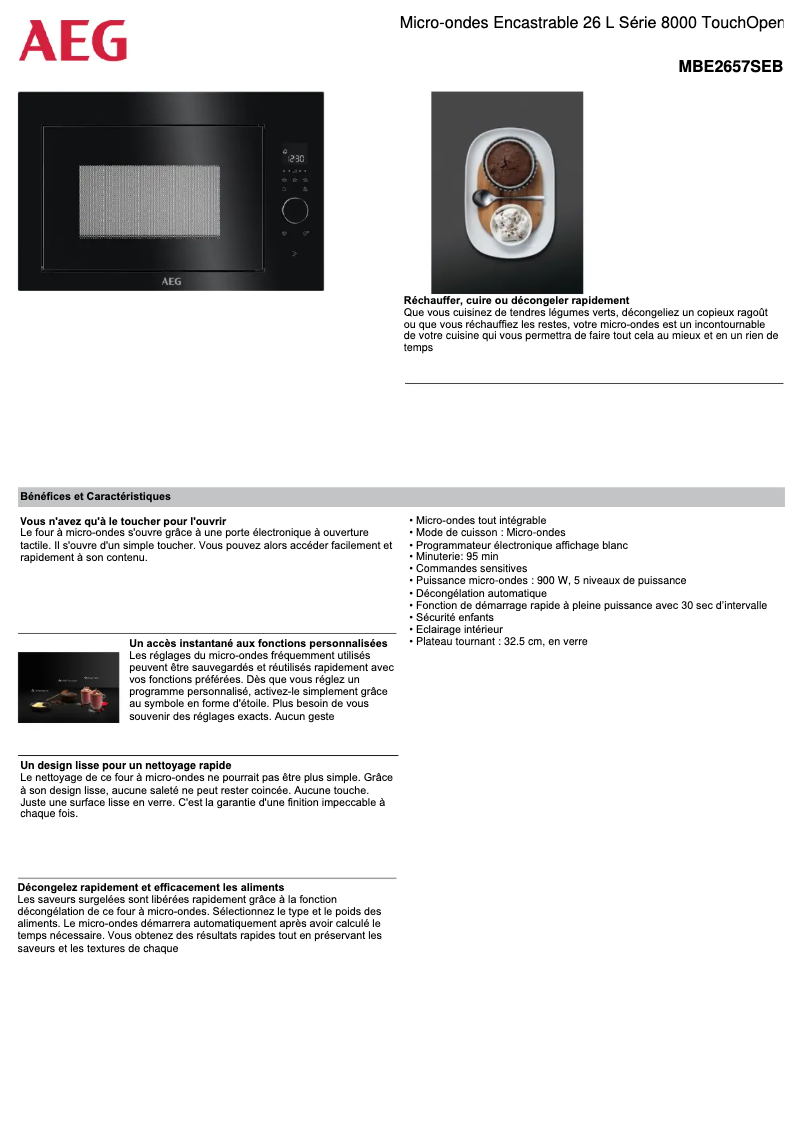 Página 1 del manual Manual de usuario AEG MBE2657SEB