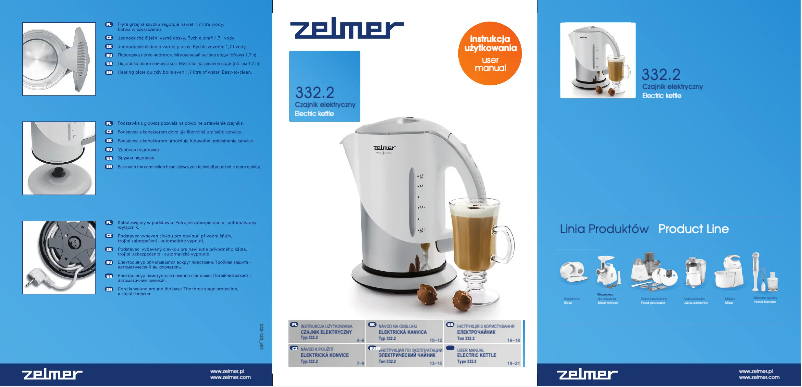 Page 1 de la notice Manuel utilisateur Zelmer ZCK0277S