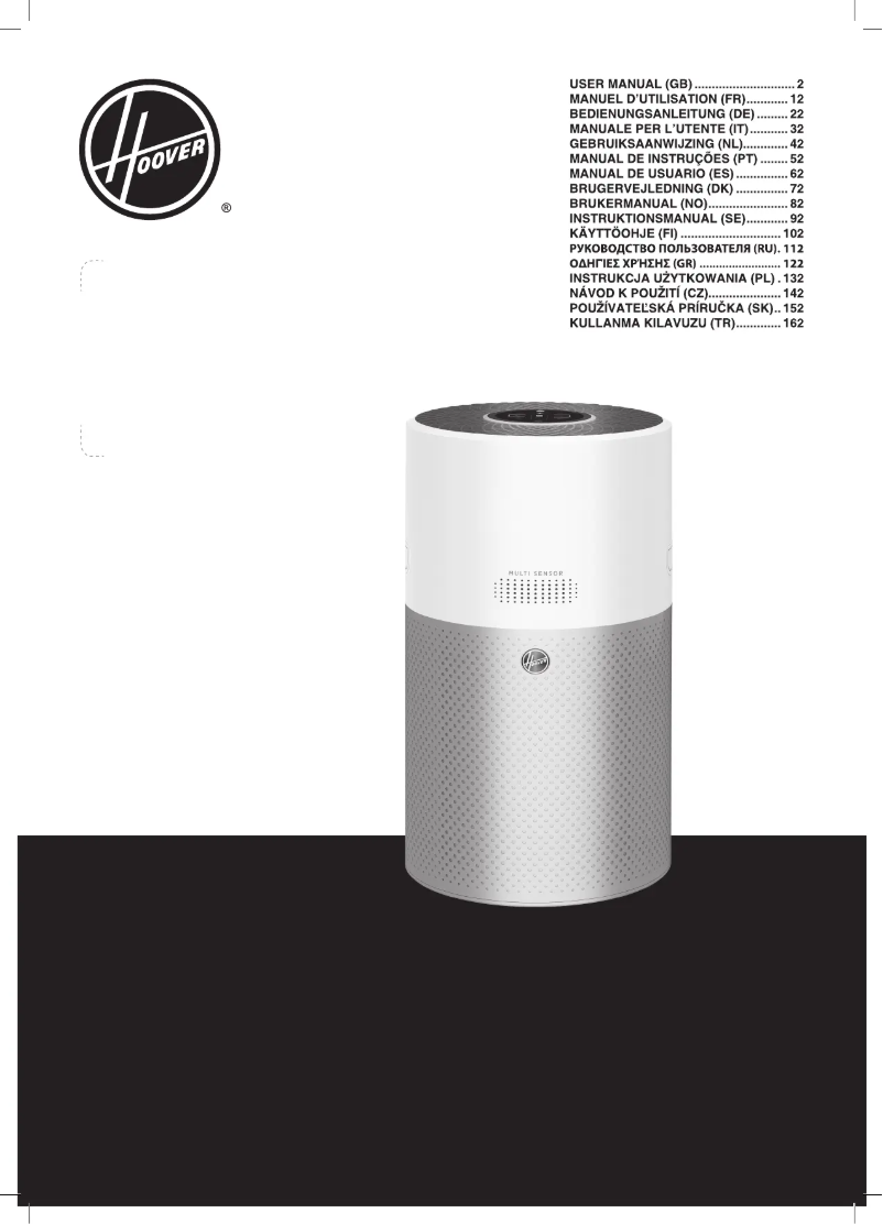 Page 1 de la notice Manuel utilisateur Hoover H-PURIFIER 300 HHP30C011