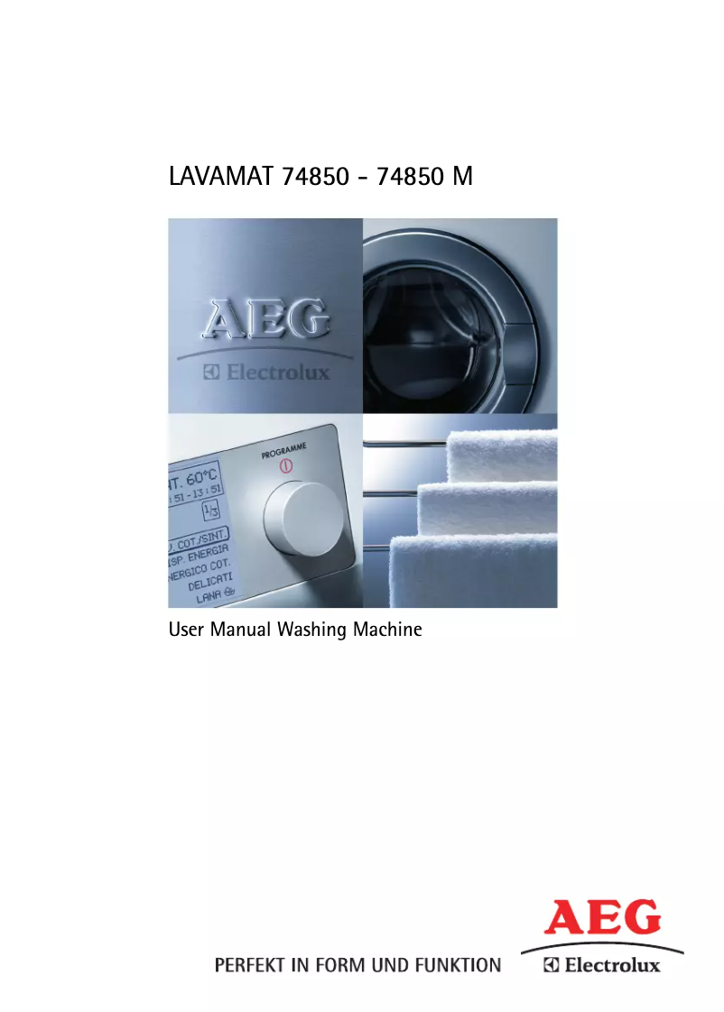 Page 1 de la notice Manuel utilisateur AEG L 74850 M