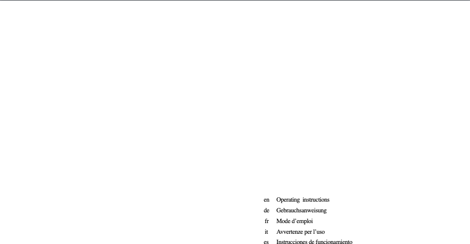 Page 1 de la notice Manuel utilisateur Siemens ER14053EU