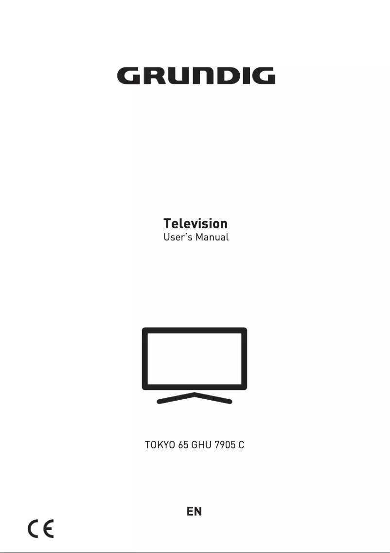 Page 1 de la notice Manuel utilisateur Grundig TOKYO 65 GHU 7905 C