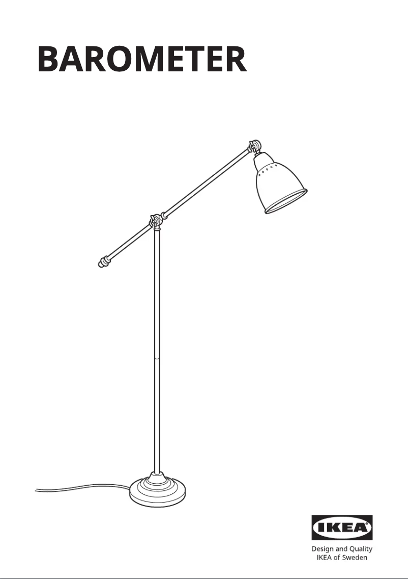 Image de la première page du manuel de l'appareil BAROMETER 603.580.58