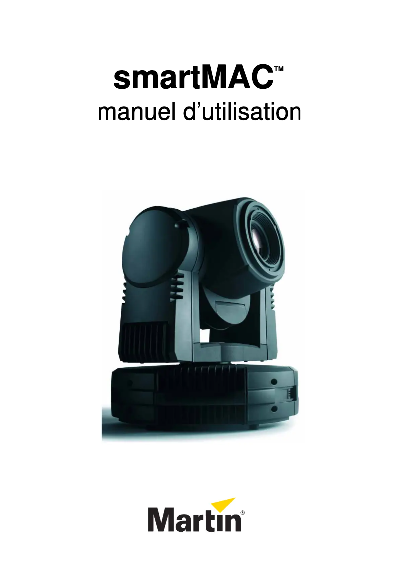 Page 1 de la notice Manuel utilisateur Martin MAC 401 Dual RGB Zoom