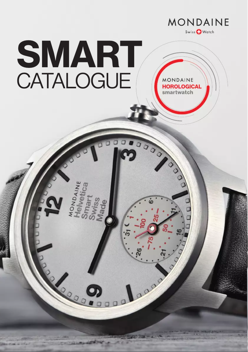 Page 1 of the manual User Manual Mondaine Helvetica 1