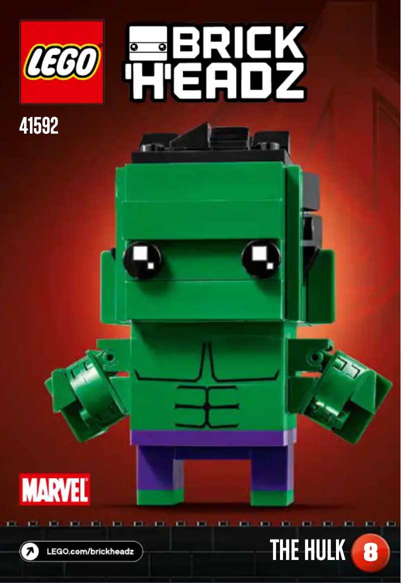 Page 1 de la notice Manuel utilisateur Lego The Hulk 41592