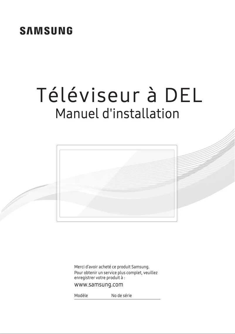 Page 1 de la notice Manuel utilisateur Samsung HG50NF690UF