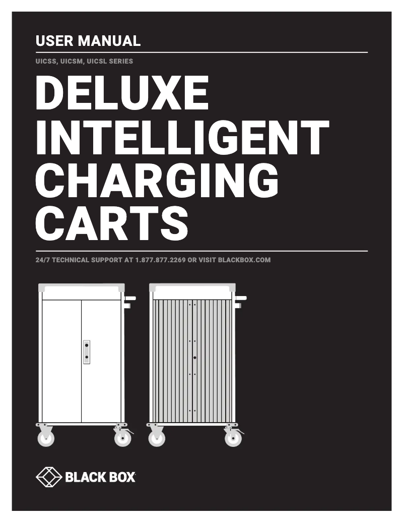 Page 1 de la notice Manuel utilisateur Black Box Deluxe UICSS-12-36H-HASP