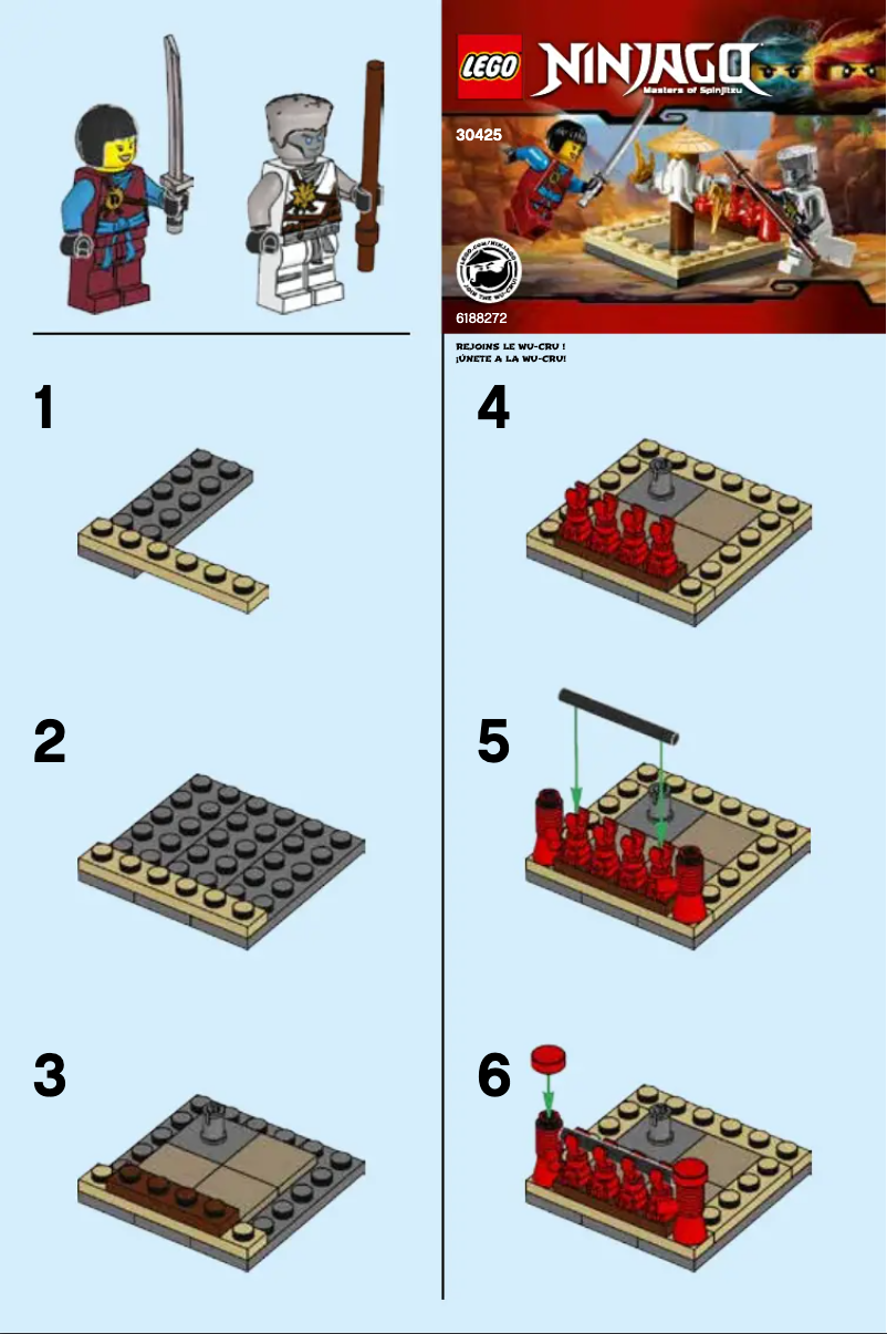 Página 1 del manual Manual de usuario Lego Ninjago 30425