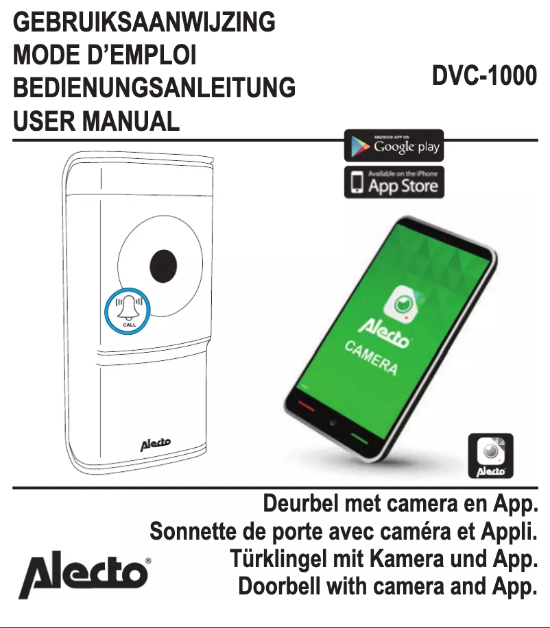 Página 1 del manual Manual de usuario Alecto DVC-1000