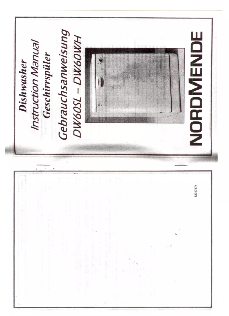 Page 1 de la notice Manuel utilisateur Nordmende DW60