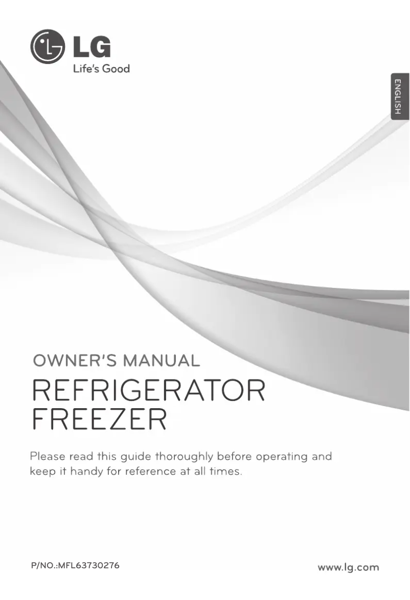 Page 1 of the manual User Manual LG GC-F419BLQ