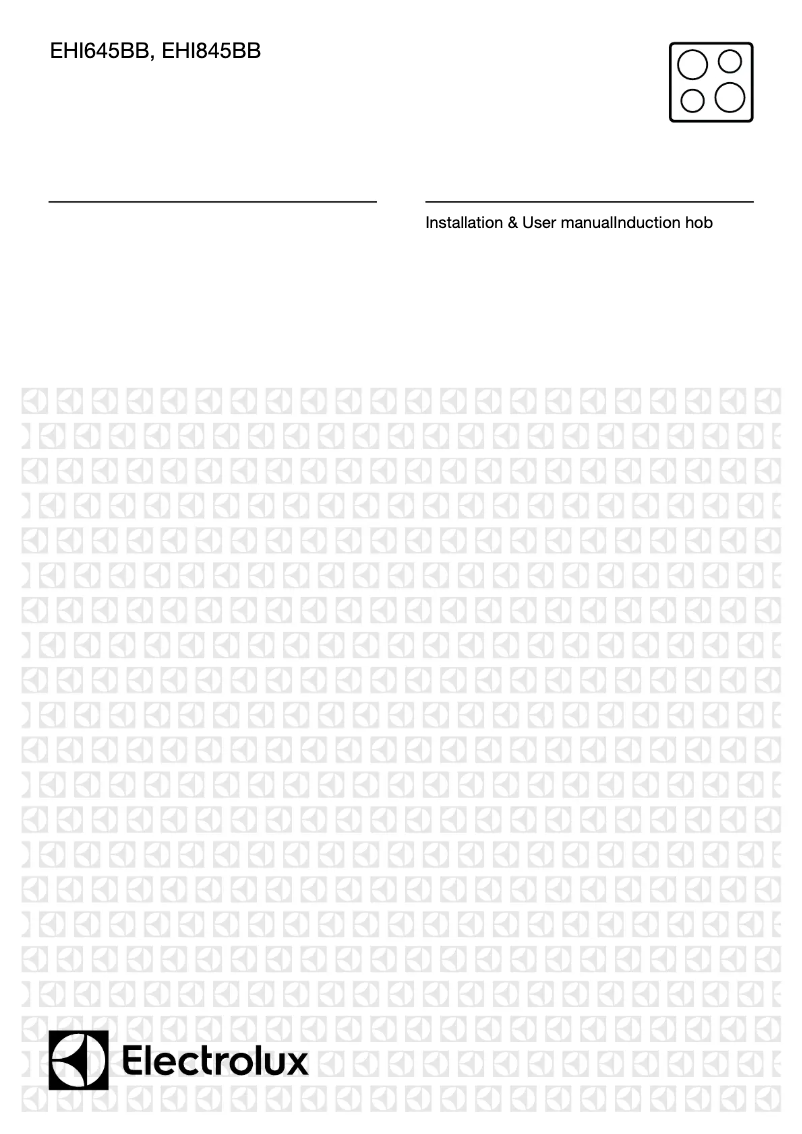 Page 1 de la notice Manuel utilisateur Electrolux EHI645BA