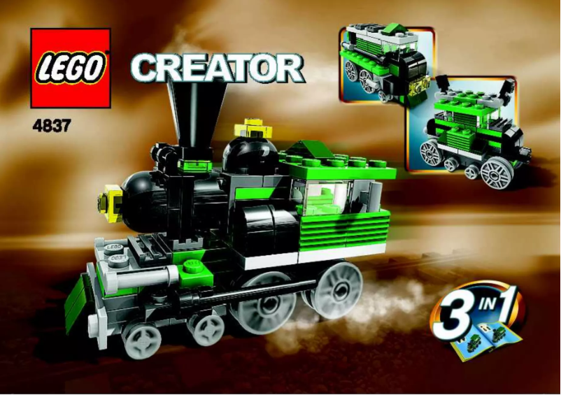 Page 1 de la notice Manuel utilisateur Lego Creator 4837