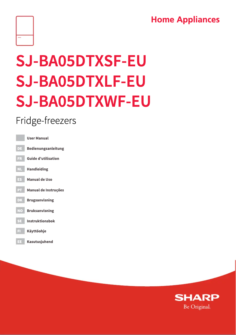 Page n°1 - Manuel utilisateur Sharp SJ-BA05DTXLF-EU