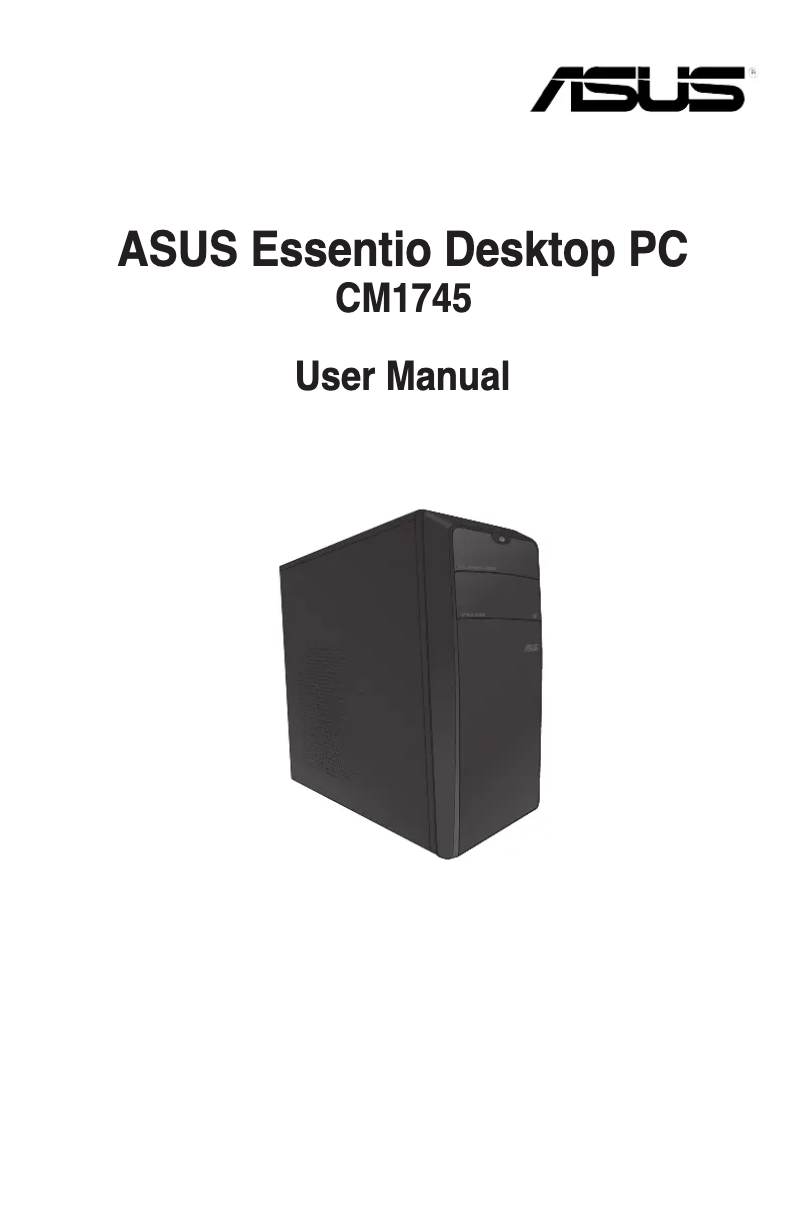 Página 1 del manual Manual de usuario Asus Essentio CM1745