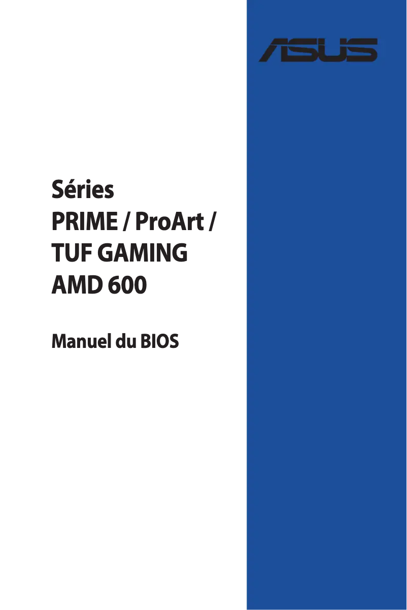 Page 1 de la notice Manuel utilisateur Asus Pro B650M-CT