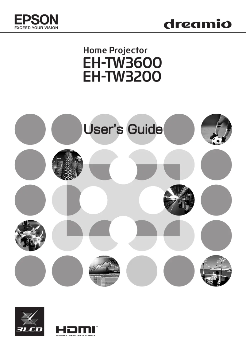 Page 1 de la notice Manuel utilisateur Epson EH-TW3600 Dreamio