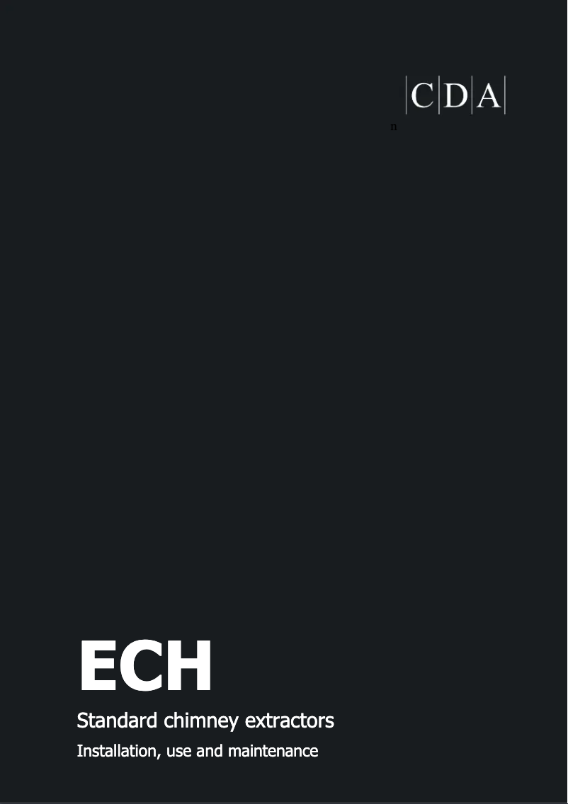 Page 1 of the manual User Manual CDA ECH93SS