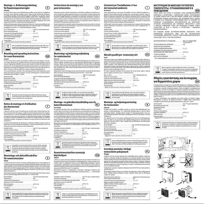 Page 1 de la notice Manuel utilisateur Eberle KLR-E 7009