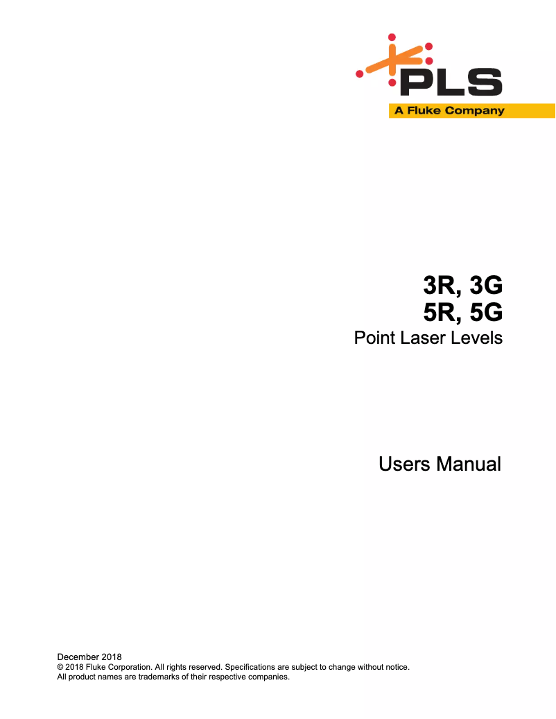 Página 1 del manual Manual de usuario PLS 5R