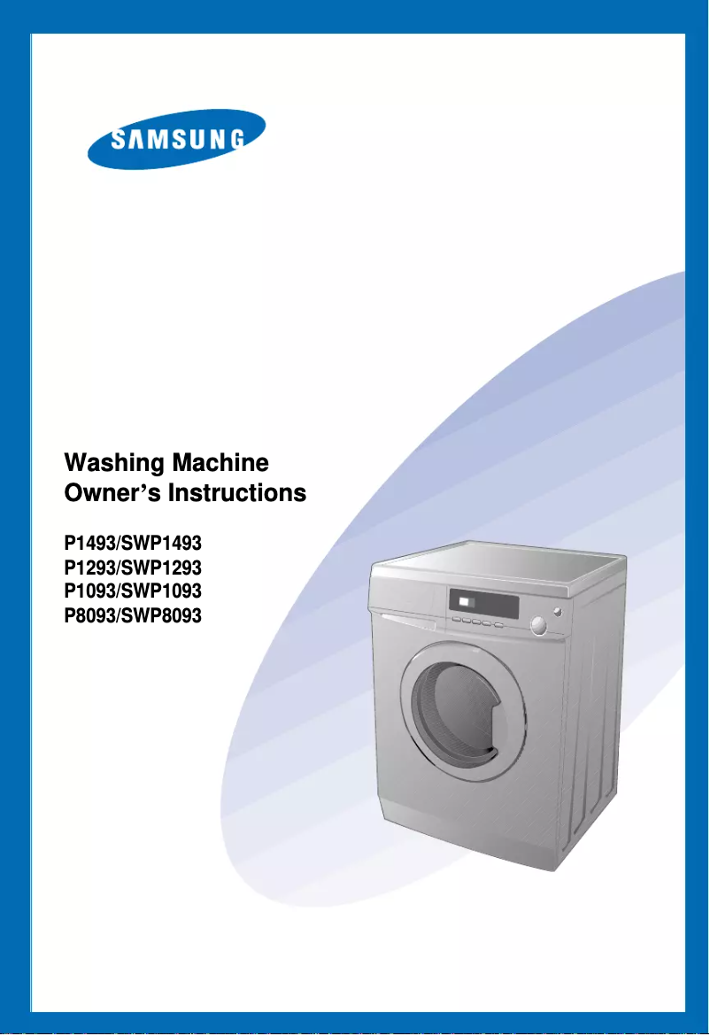 Página 1 del manual Manual de usuario Samsung P8093