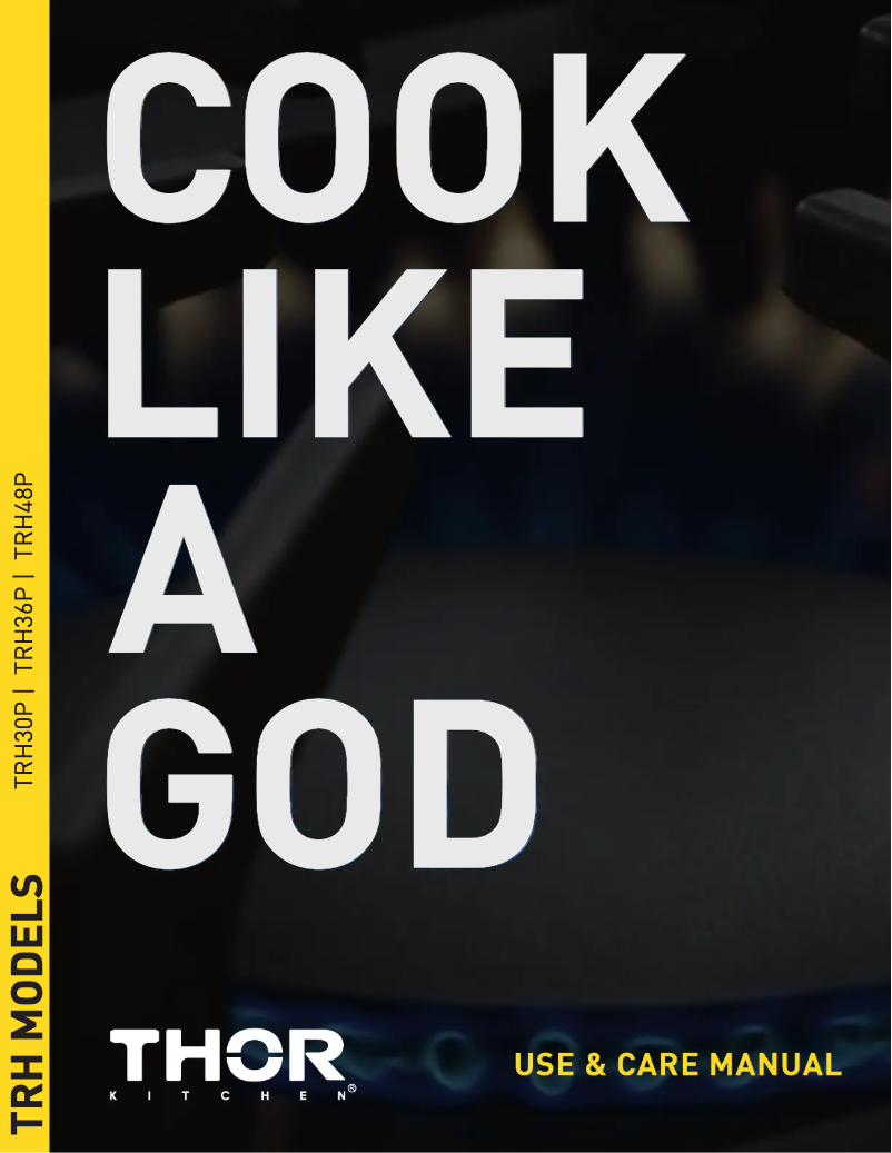 Page 1 de la notice Manuel utilisateur Thor TRH36P