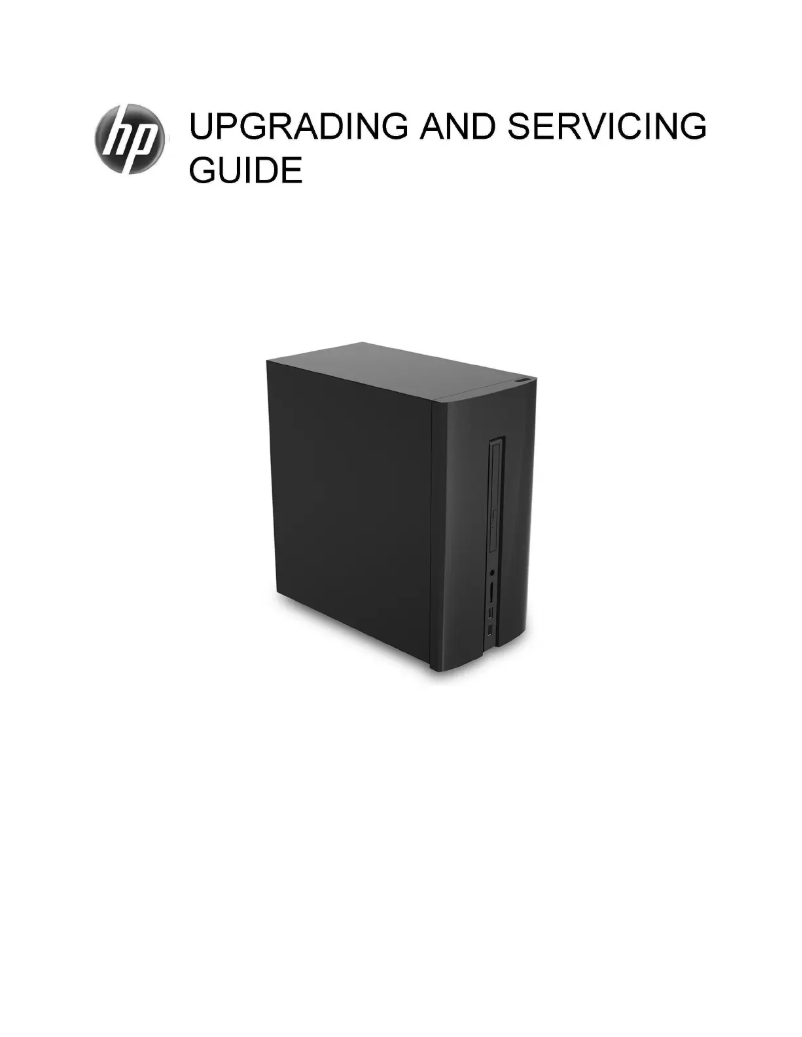 Page n°1 - Manuel utilisateur HP 460-p039na