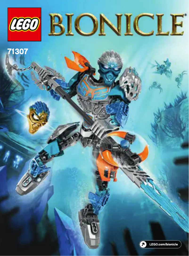 Página 1 del manual Manual de usuario Lego Bionicle 71307