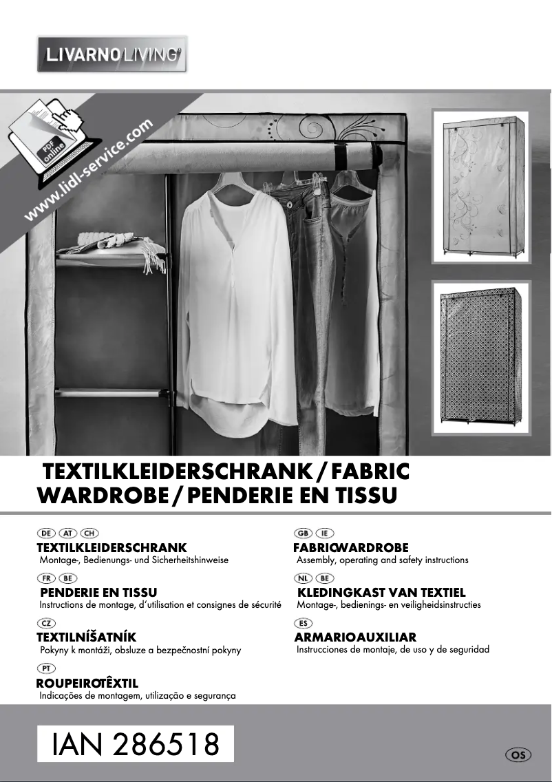 Page 1 de la notice Manuel utilisateur Livarno Lux Z29776