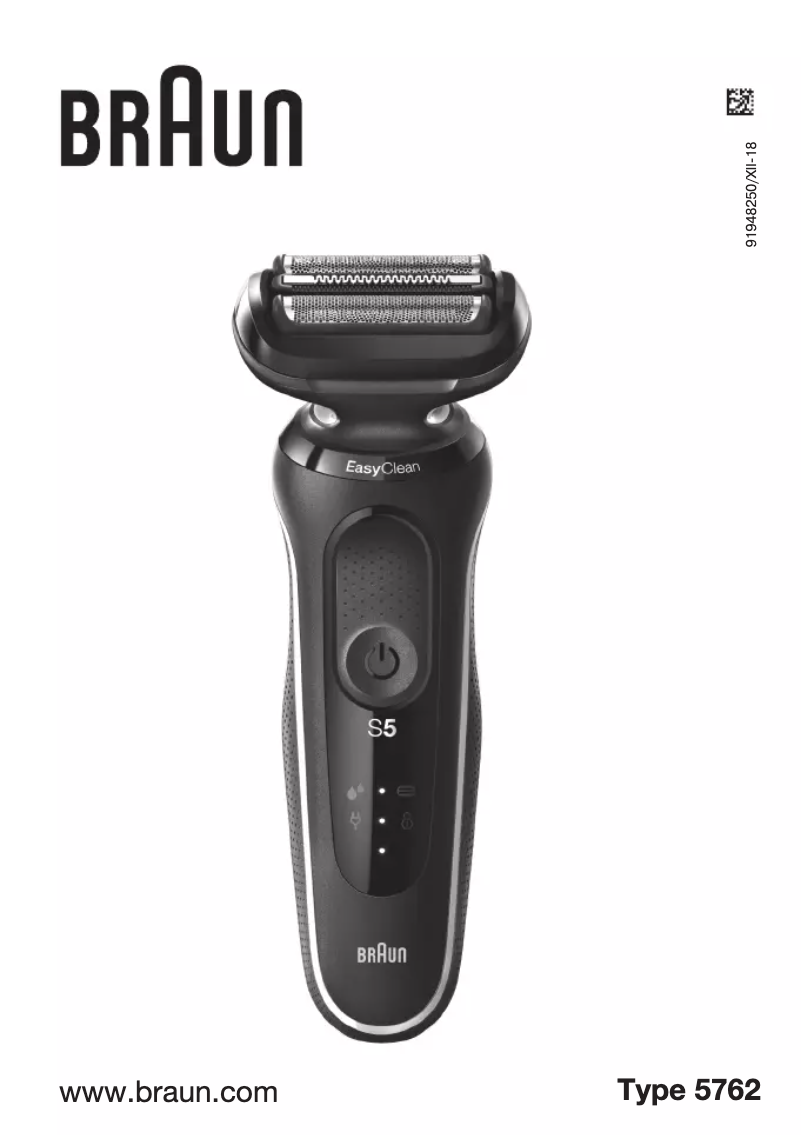 Page 1 de la notice Manuel utilisateur Braun Series 5 50-B1500s