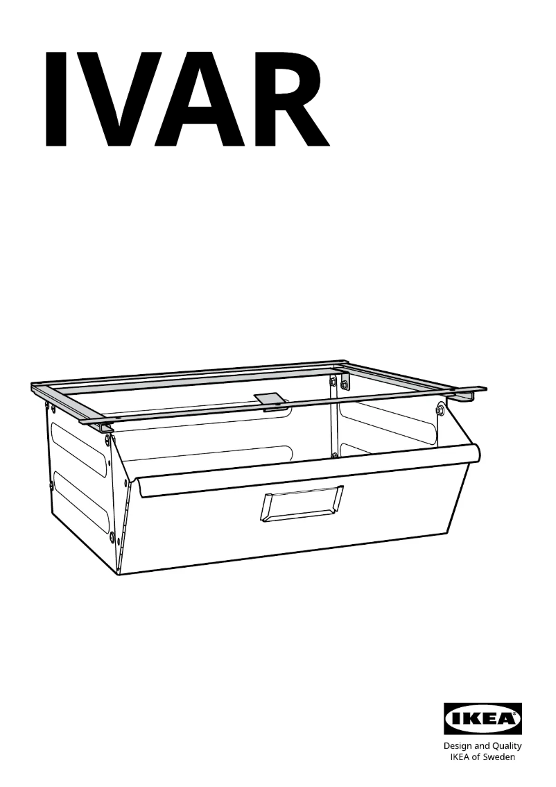 Page 1 de la notice Manuel utilisateur Ikea IVAR 905.312.45