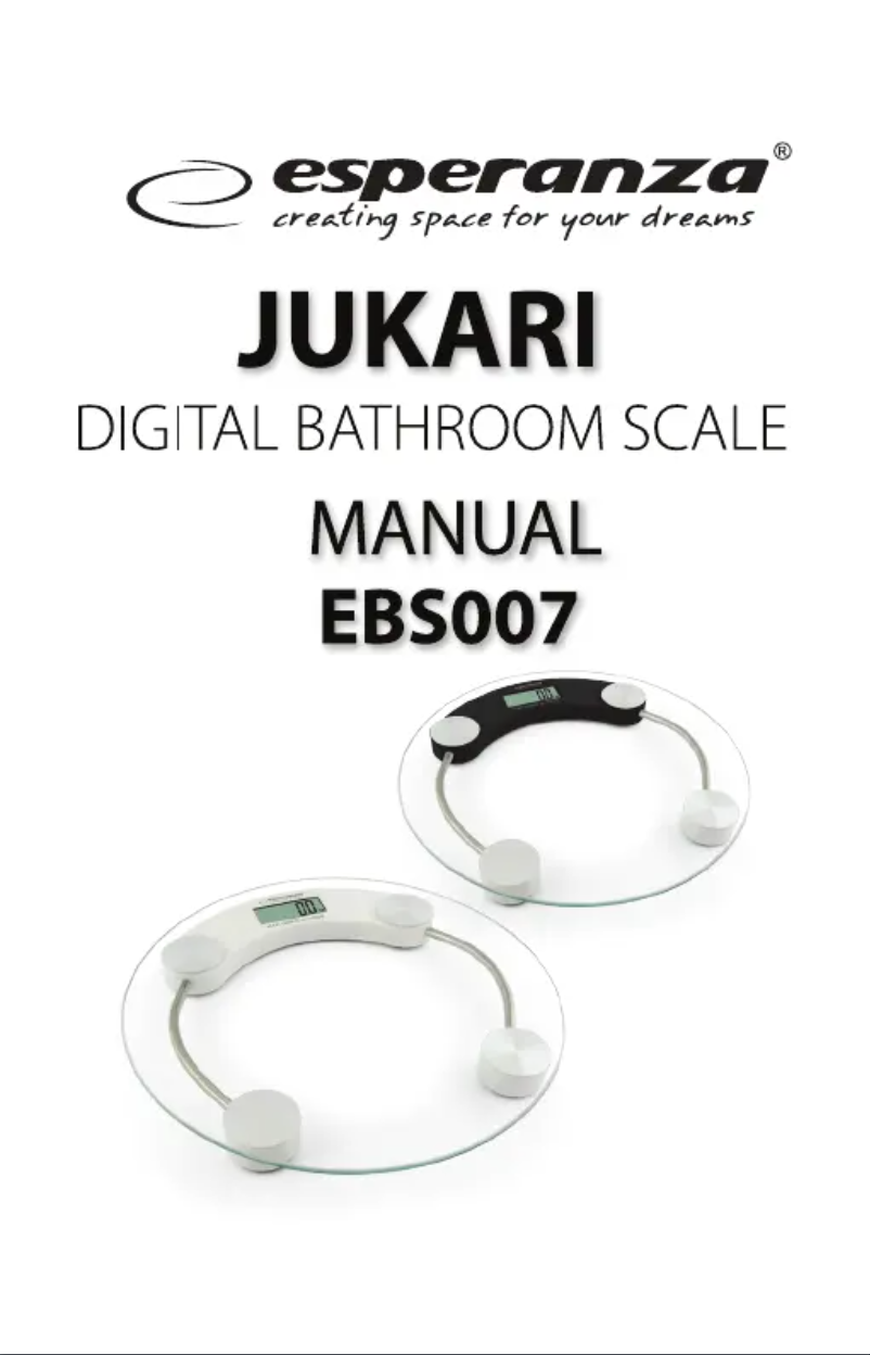 Página 1 del manual Manual de usuario Esperanza Jukari EBS007