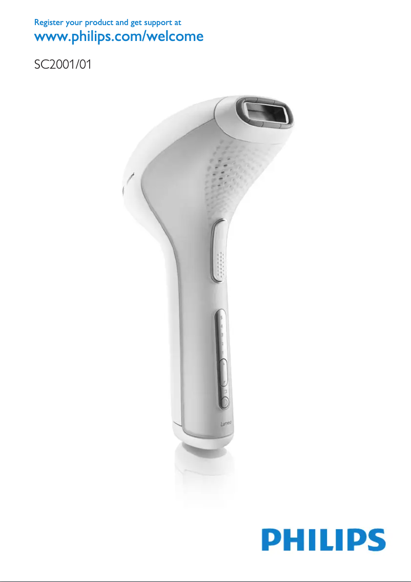 Página 1 del manual Manual de usuario Philips Lumea