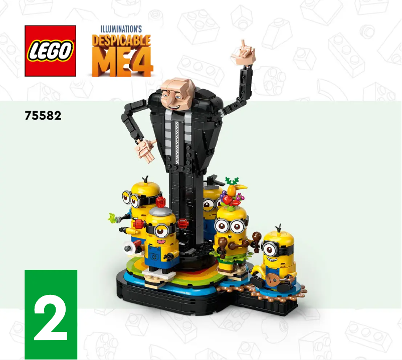 Page 1 de la notice Manuel utilisateur Lego Despicable Me 4 75582